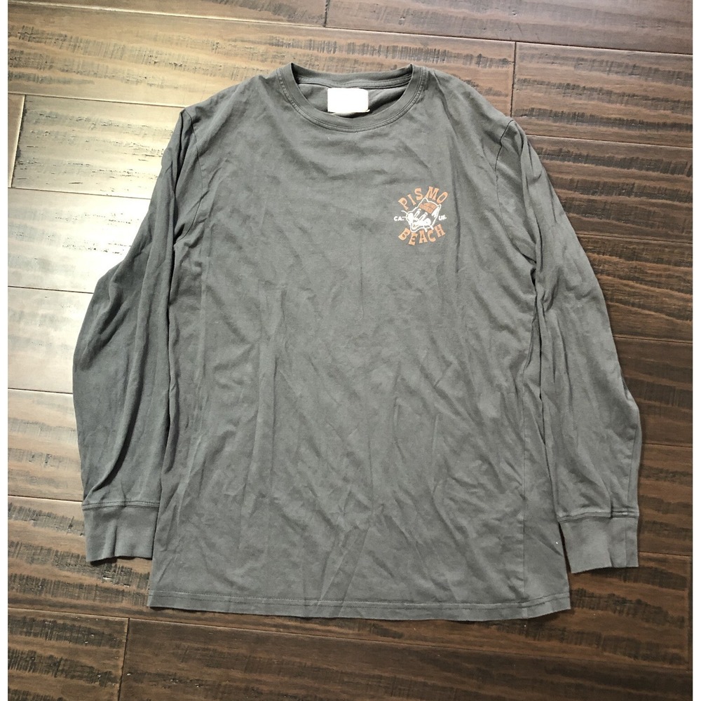 Pismo Beach T Bar X Cotton On California USA Shirt M Long Sleeve Surfboard Cat